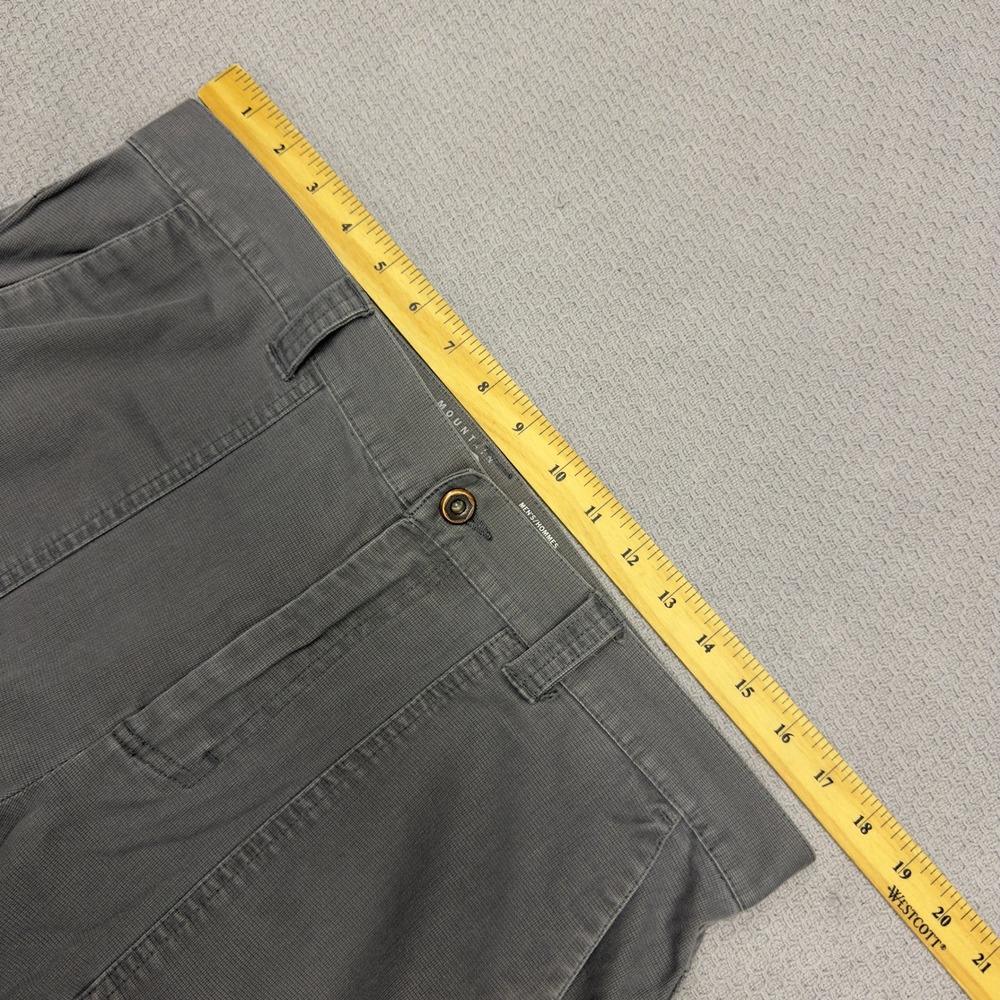 Mountain Hardwear Pants Mens 34x30 Gray Cotton Blend Canvas Workwear Hiking - Picture 8 of 11